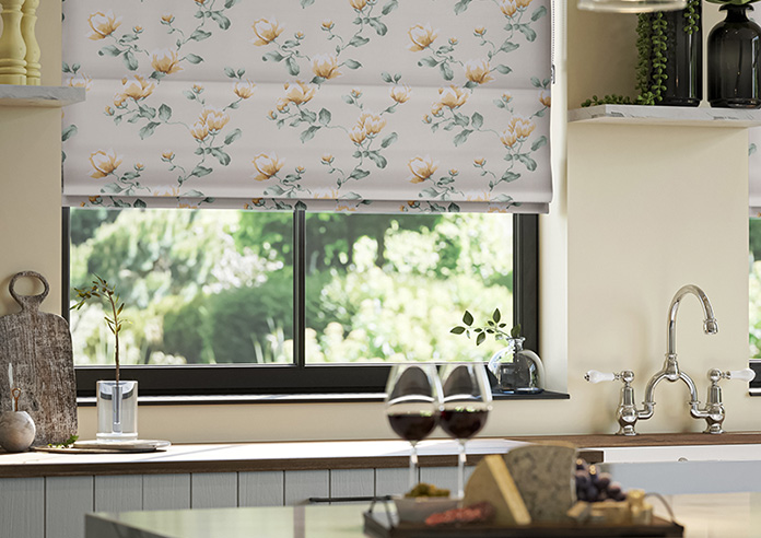 Sakura, Saffron - Roman Blind - Image 5